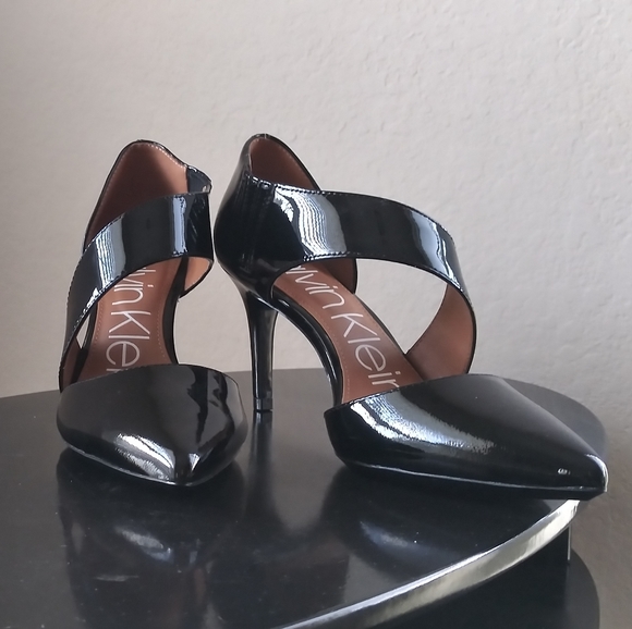 Calvin Klein Gellar leather Dress heels - Picture 3 of 16